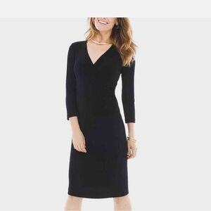 Chicos Travelers Rosemary Wrap Dress